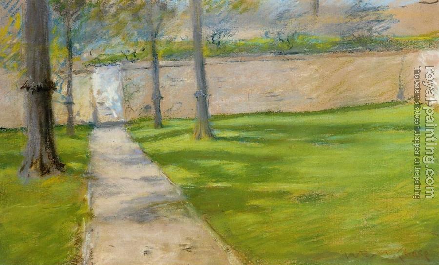 William Merritt Chase : A Bit of Sunlight aka The Garden Wass
